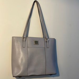 Dooney & Bourke Small Lexington saffiano Tote in Grey